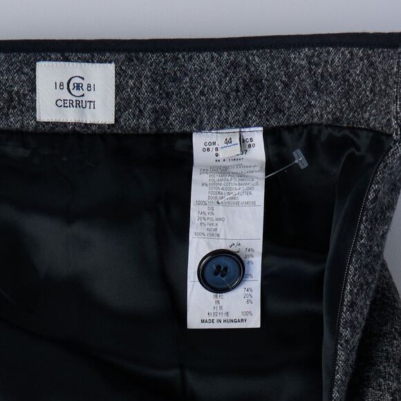 Cerruti 1881 A-Line Skirt Womens 10‎ Wool Academia Minimalist Office Siren Y2K - Picture 5 of 7